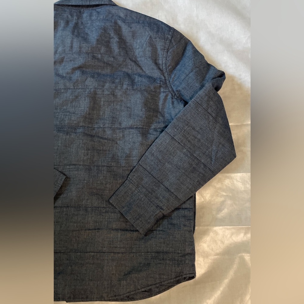 Express Men’s Medium Wash Blue Denim Shirt Jacket - Picture 9 of 9